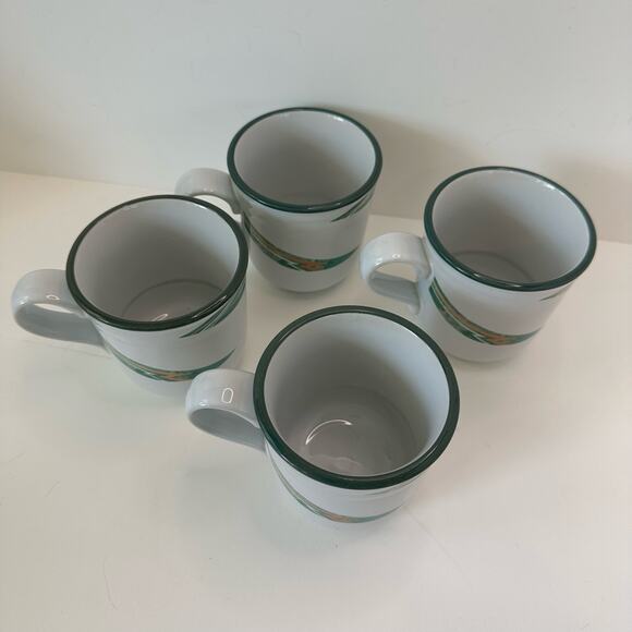 Vintage Noritake Coffee Mugs in New West Pattern Set of 5 - Picture 6 of 12